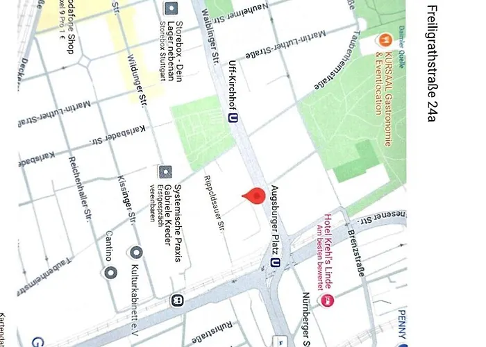 Apartman 2 X Bei Augsburger Platz 1x Nr 5 - Mit Balkon Und Parkplatz Und 1 X Nr5-b - 2 Zw Ohne Balkon Und Parkplatz Stuttgart